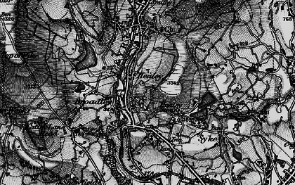 Old map of Broadley in 1896