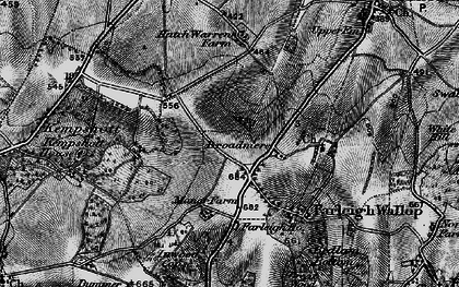 Old map of Broadmere in 1895
