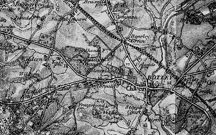 Old map of Broadoak in 1895