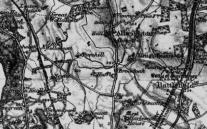 Old map of Broadoak in 1899