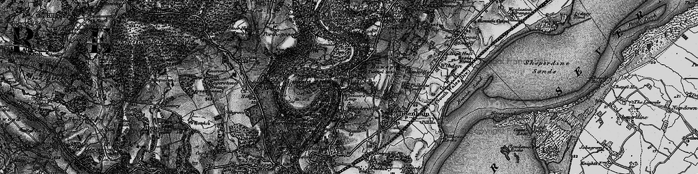 Old map of Ashberry Ho in 1897