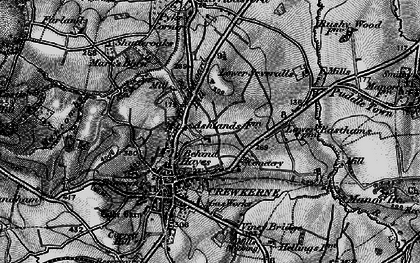 Old map of Broadshard in 1898