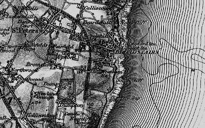 Old map of Broadstairs in 1895