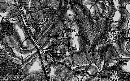 Old map of Broadwater in 1896