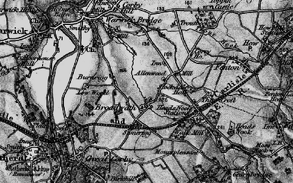 Old map of Broadwath in 1897