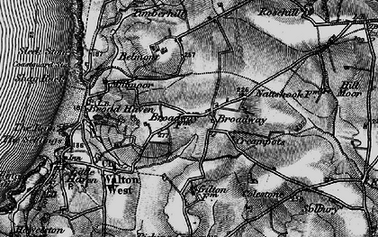 Old map of Timber Hill in 1898