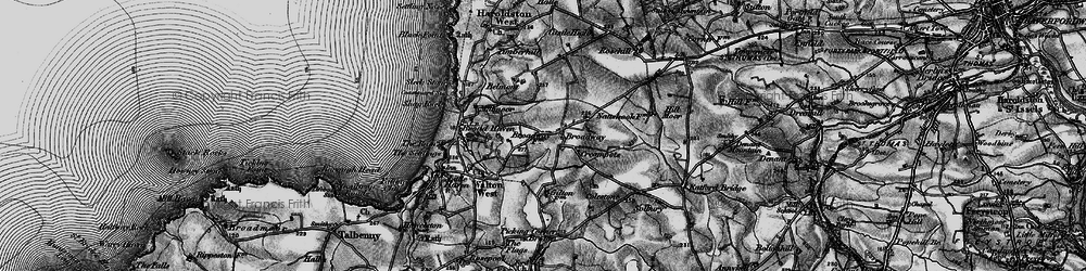 Old map of Timber Hill in 1898