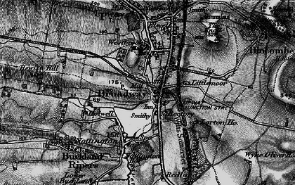 Old map of Broadwey in 1897