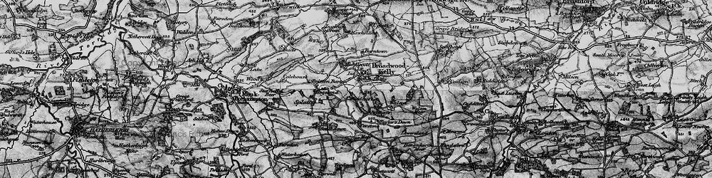 Old map of Barntown in 1898