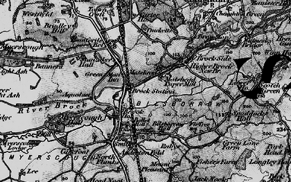 Old map of Brock in 1896