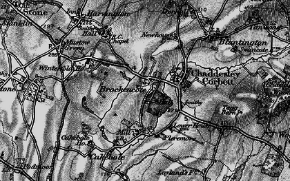 Old map of Brockencote in 1898