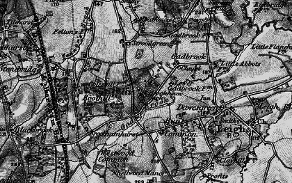 Old map of Brockham Park in 1896