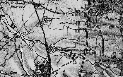 Old map of Brockhampton in 1896