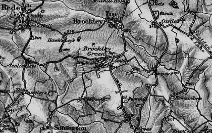 Old map of Brockley Hall in 1898