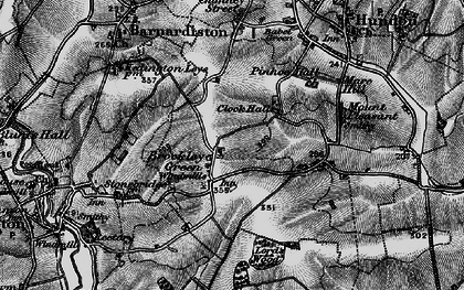 Old map of Brockley Green in 1895