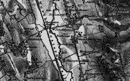 Old map of Bowscar in 1897