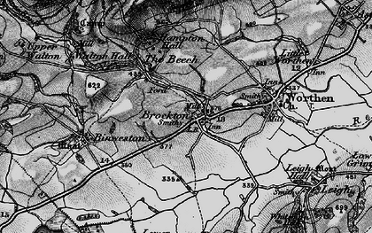 Old map of Brockton in 1899