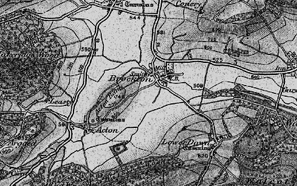 Old map of Acton Bank in 1899