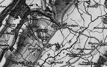 Old map of Larden Grange in 1899