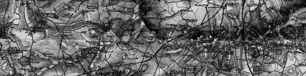 Old map of Brogborough in 1896