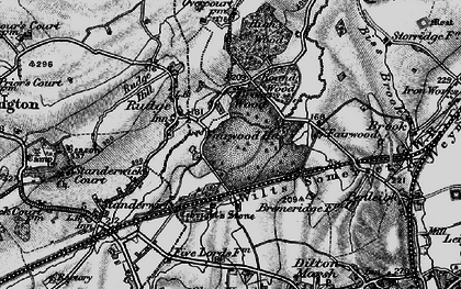 Old map of Brokerswood in 1898