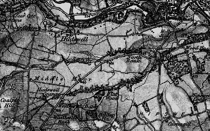 Old map of Brokes in 1897