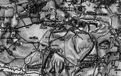 Old map of Bromesberrow Heath in 1896