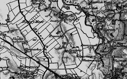 Old map of Bromley in 1897