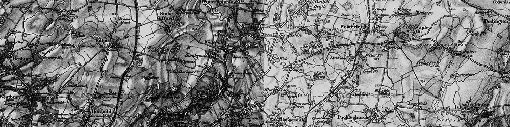 Old map of Bromley Heath in 1898