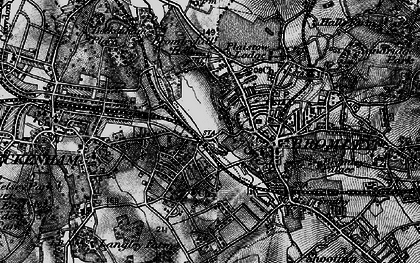 Old map of Bromley Park in 1895
