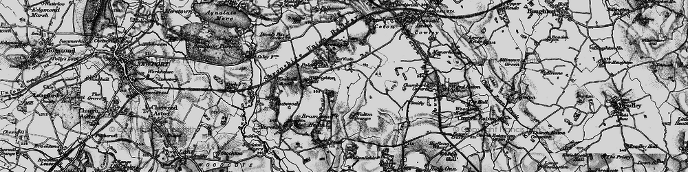 Old map of Bromstead Common in 1897
