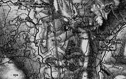 Old map of Afon Gain in 1899