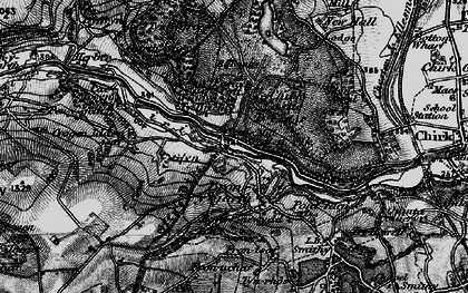 Old map of Bronygarth in 1897