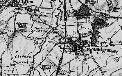 Old map of Brook Hill in 1899