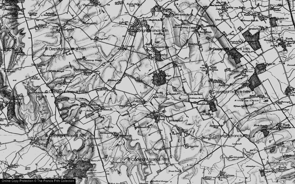 Old Map of Brookenby, 1899 in 1899