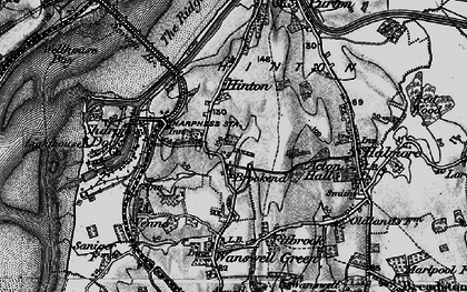 Old map of Brookend in 1897
