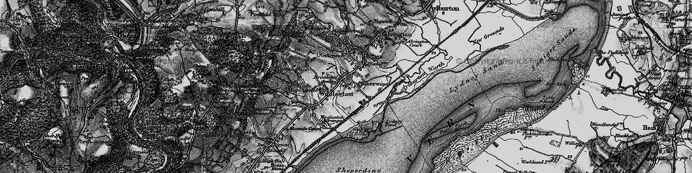 Old map of Brookend in 1897