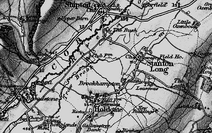 Old map of Brookhampton in 1899