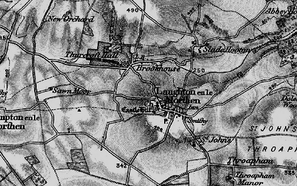 Old map of Brookhouse in 1895