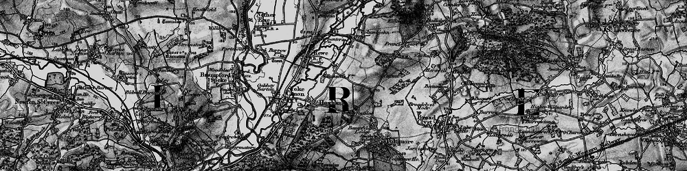 Old map of Belfield Ho in 1898