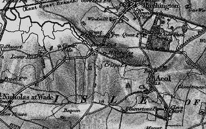Old map of Brooks End in 1894
