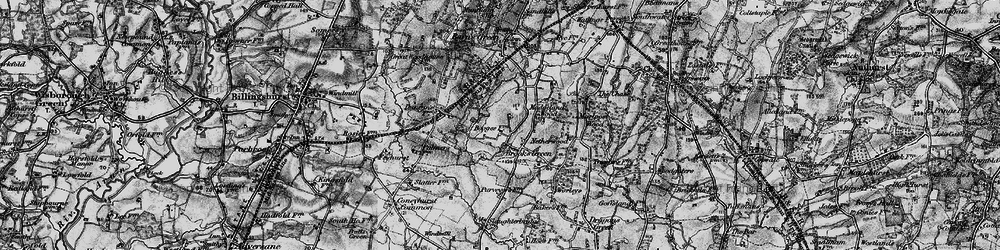 Old map of Brooks Green in 1895
