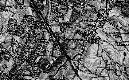 Old map of Broom Hill in 1895