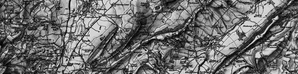 Old map of Birch Coppice in 1899