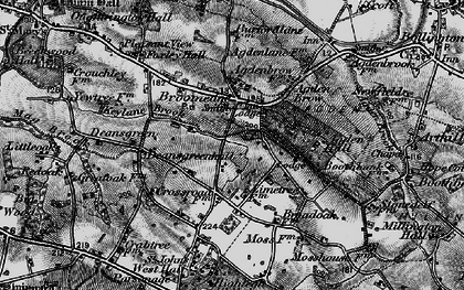 Old map of Agden Brow in 1896