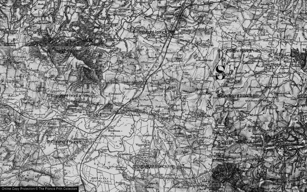 Old Map of Broomershill, 1895 in 1895