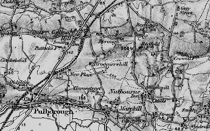 Old map of Broomershill in 1895
