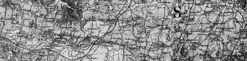 Old map of Broomershill in 1895