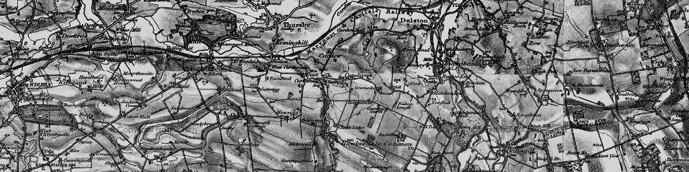 Old map of Broomfield in 1897
