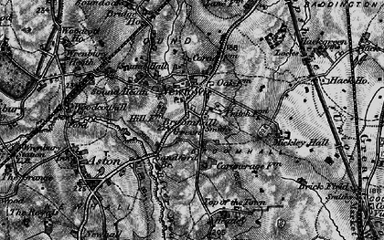 Old map of Broomhall in 1897
